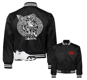 Retro 14 Black Toe Archangel Satin Jacket