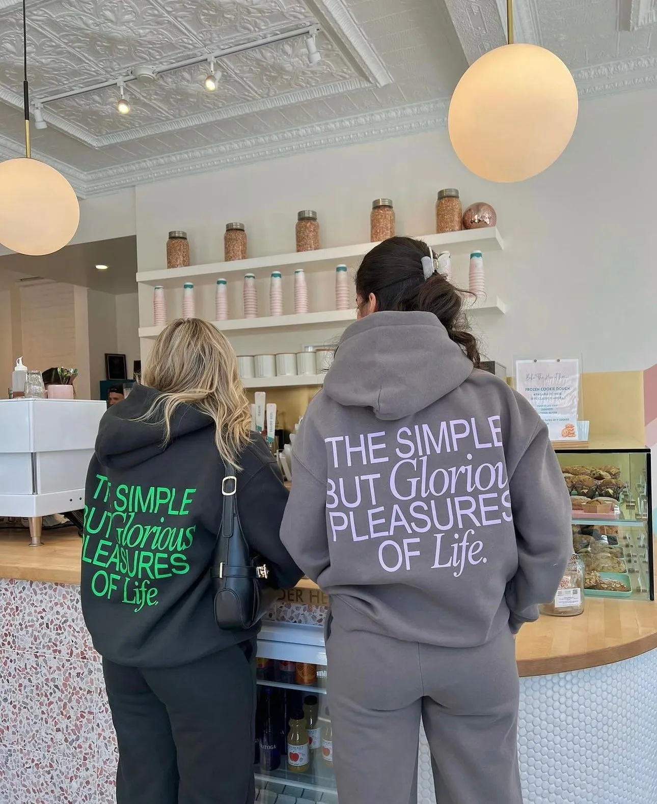 Simple but Glorious Pleasures of Life Sweatpants - Gray