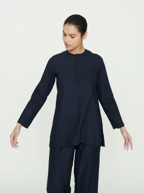 Simple Kurta in Midnight