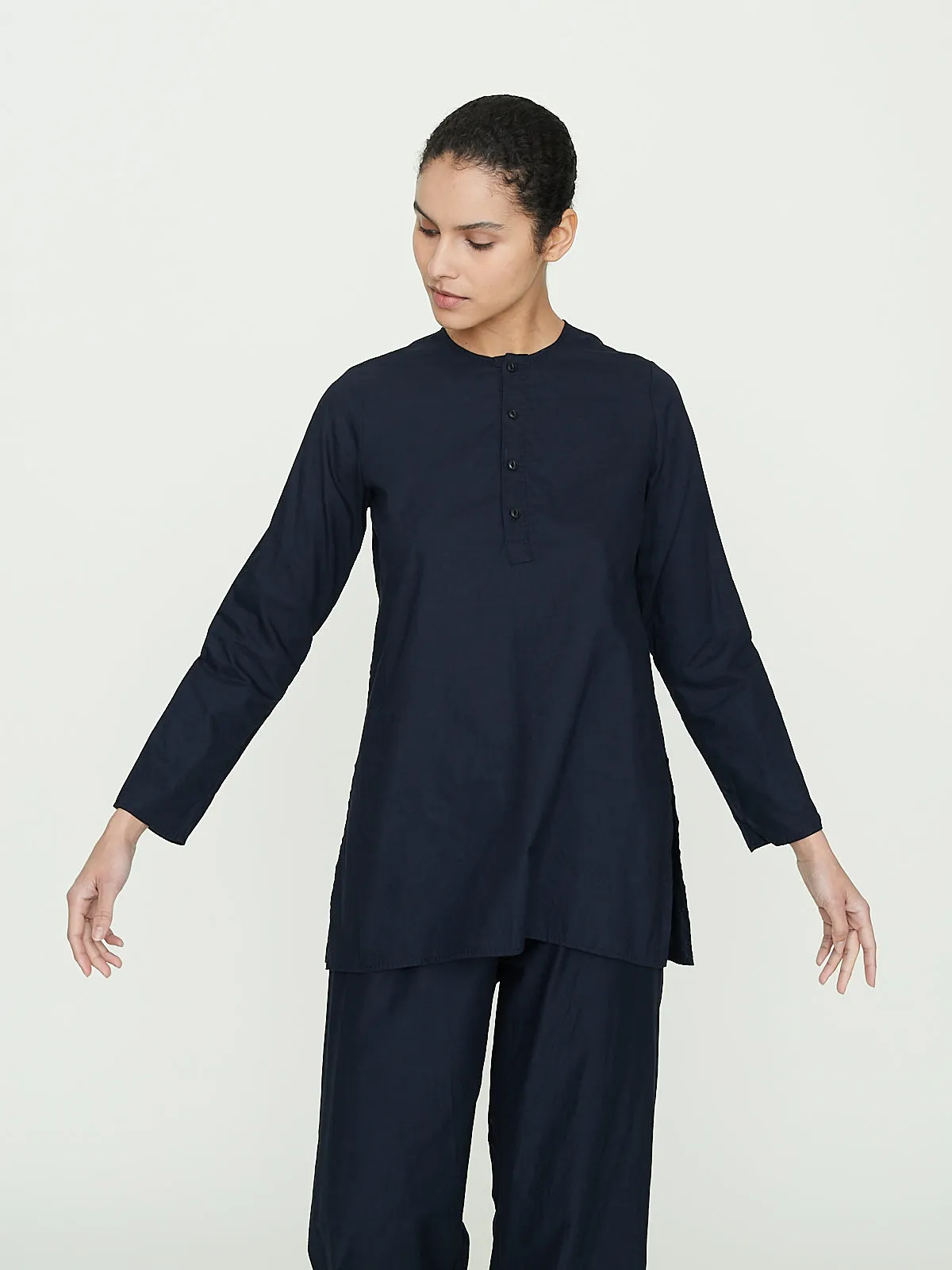 Simple Kurta in Midnight