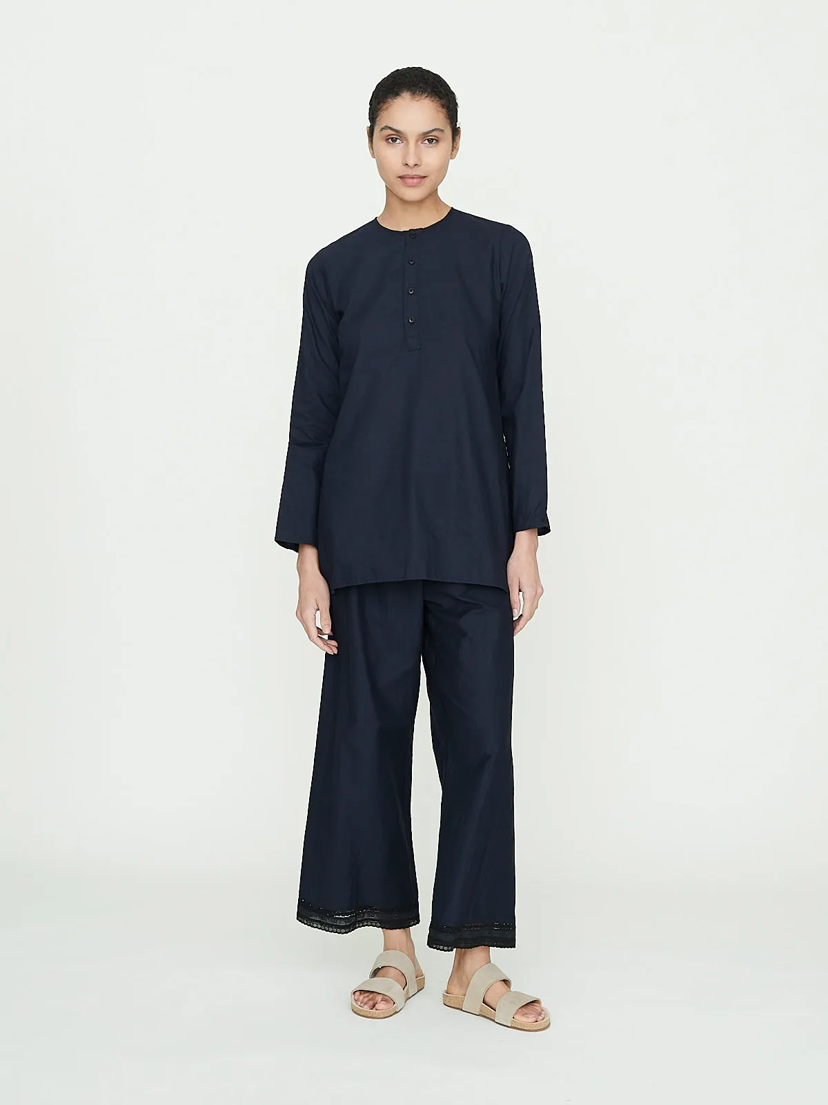 Simple Kurta in Midnight
