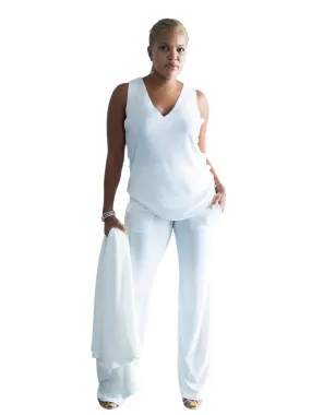 Simple Zen Tank- White