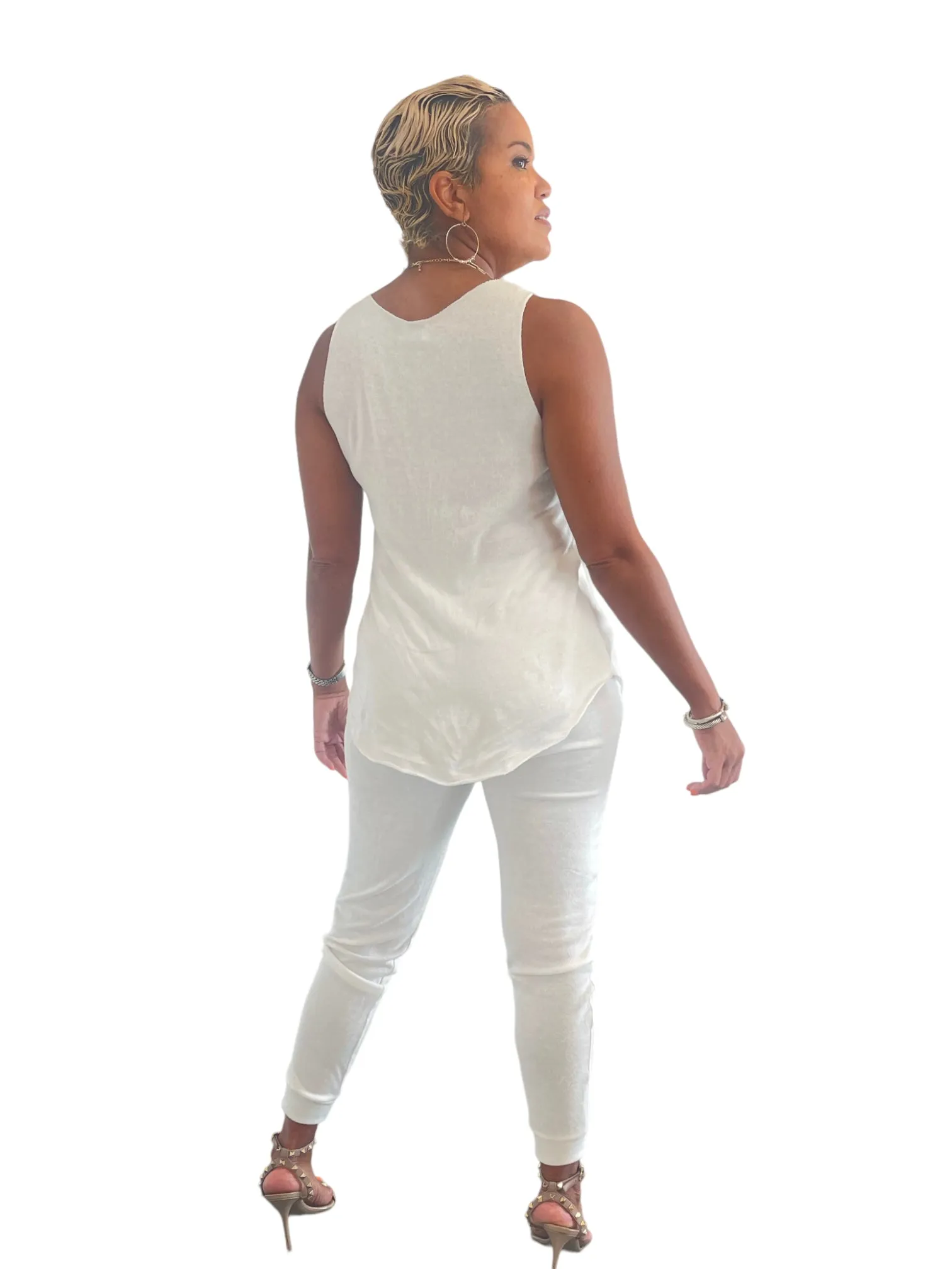 Simple Zen Tank- White