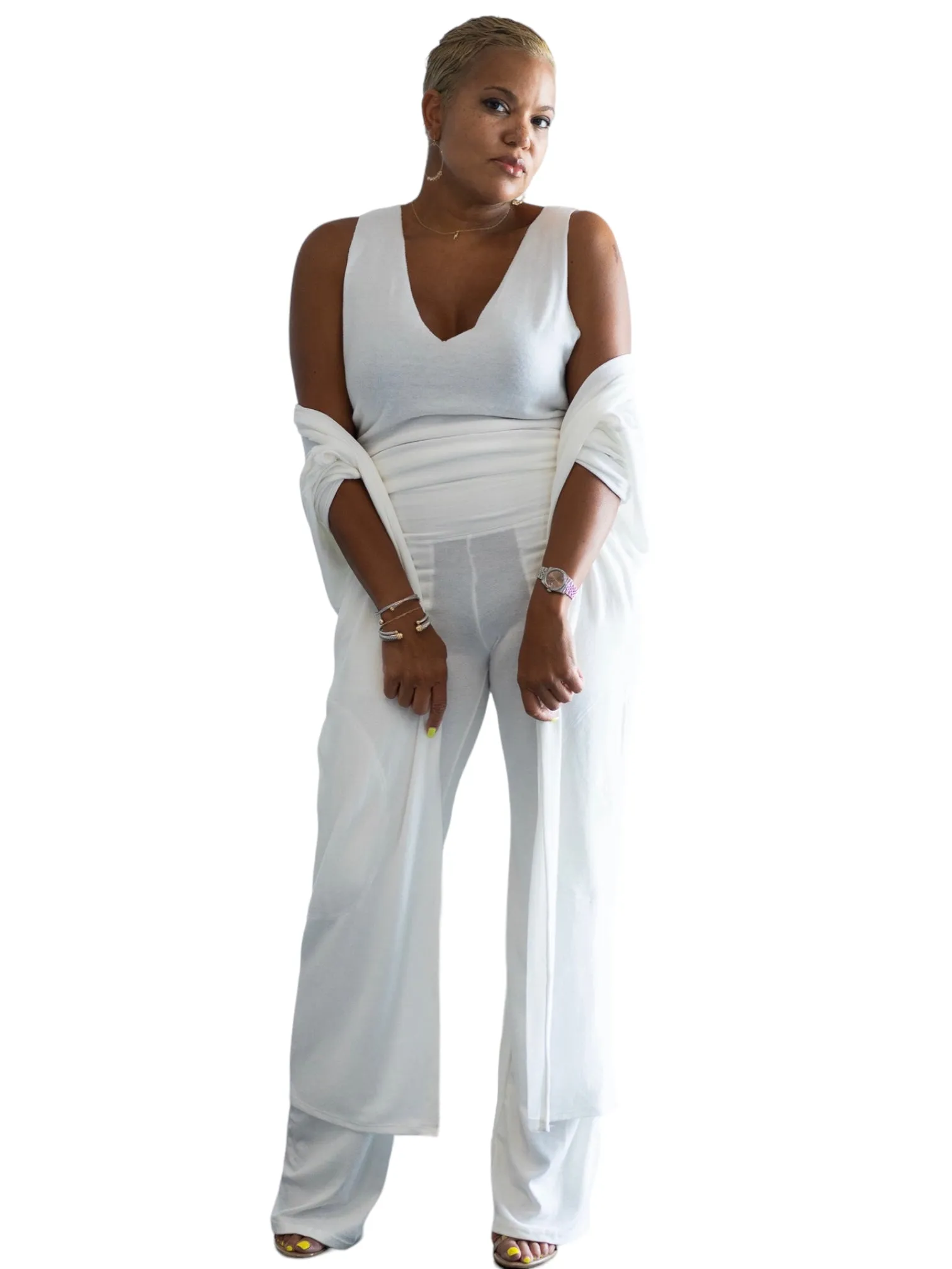 Simple Zen Tank- White