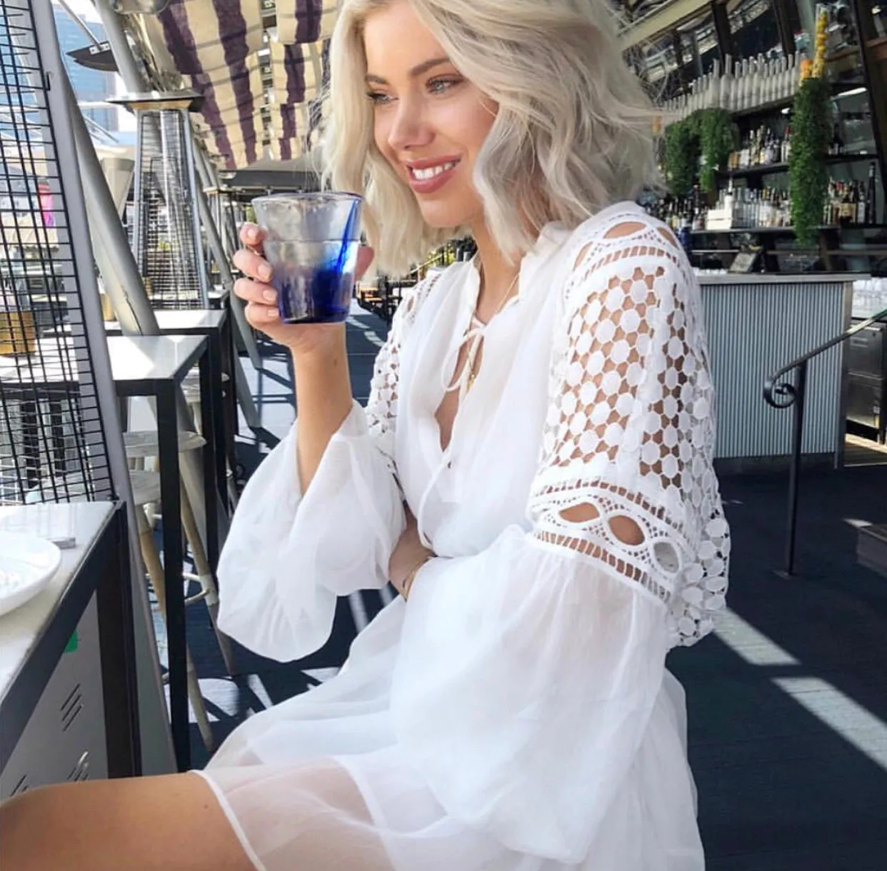 Songbird white dress