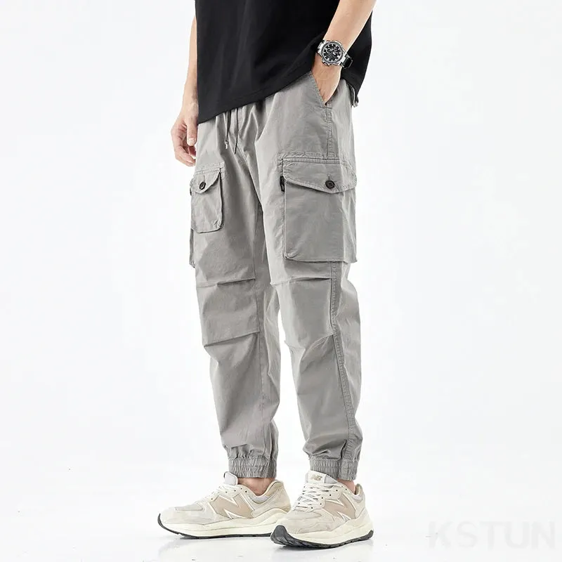Streetwear Black Mens Harem Joggers Pants Men Cargo Pants 2024 Hip Hop Casual Pockets Sweatpants Male Fashion Trousers Outdoor
