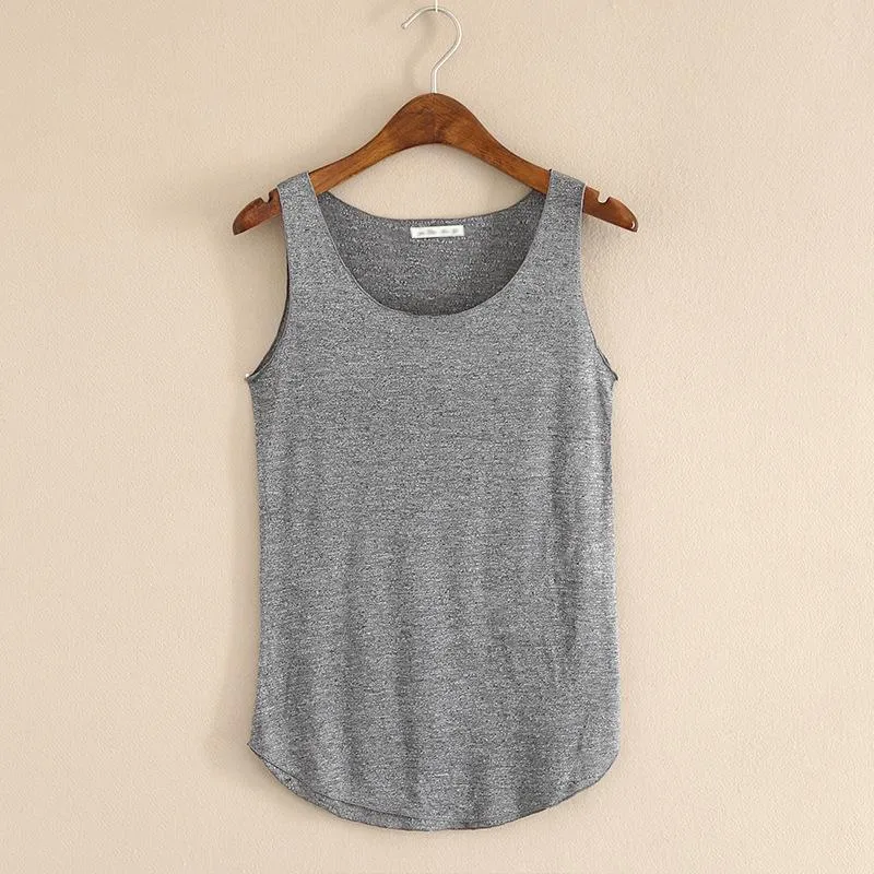 Summer Fashion Fitness O-Neck Slim Tank Top ( Colors Available )