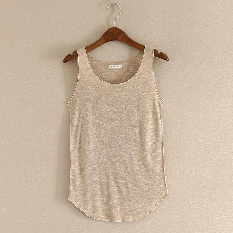 Summer Fashion Fitness O-Neck Slim Tank Top ( Colors Available )