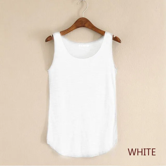 Summer Fashion Fitness O-Neck Slim Tank Top ( Colors Available )