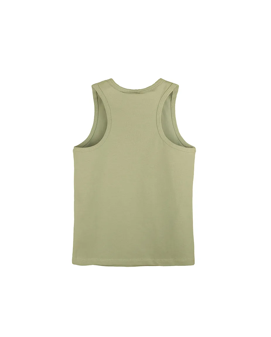 Toddler Cotton Basic Racerback Tanktop