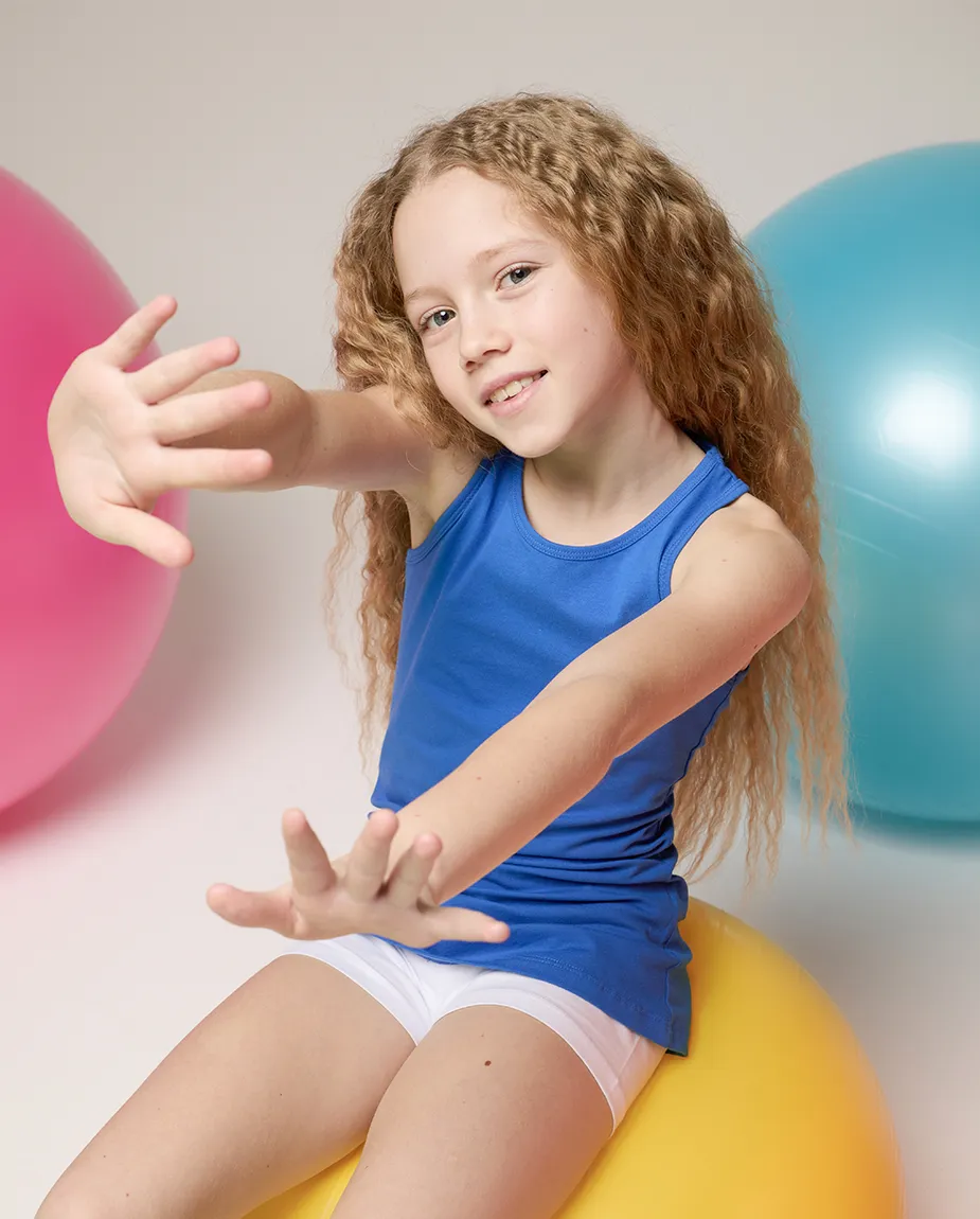 Toddler Cotton Basic Racerback Tanktop