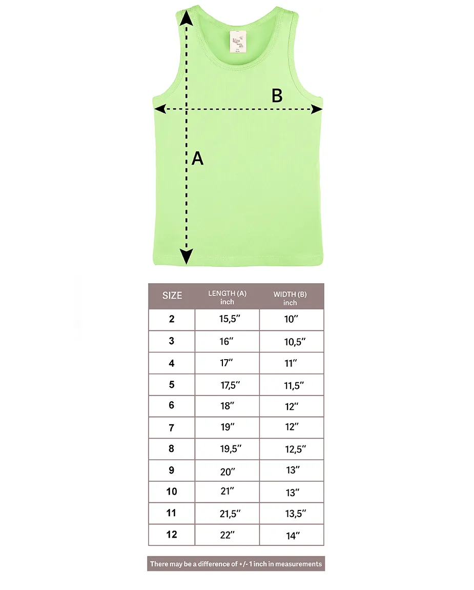 Toddler Cotton Basic Racerback Tanktop