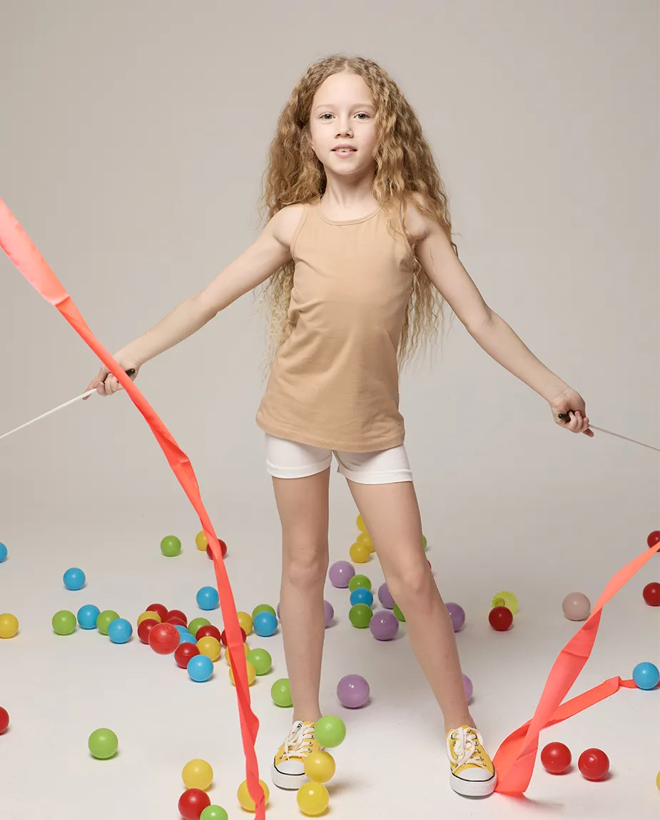 Toddler Cotton Basic Racerback Tanktop