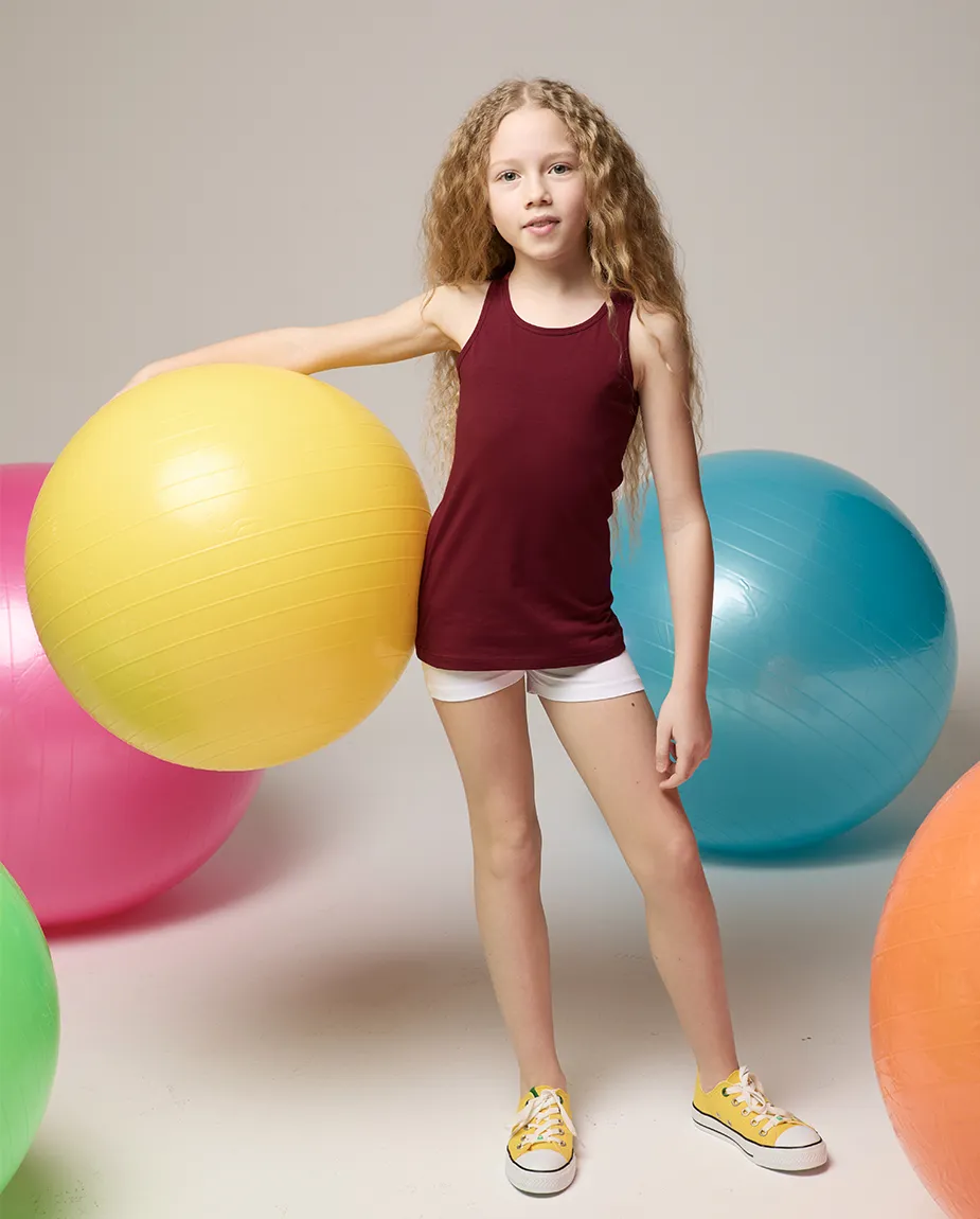 Toddler Cotton Basic Racerback Tanktop