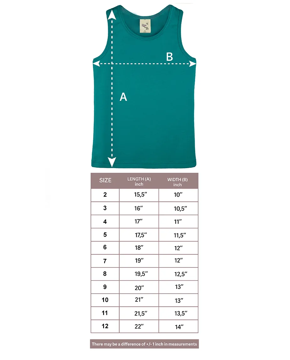 Toddler Cotton Basic Racerback Tanktop