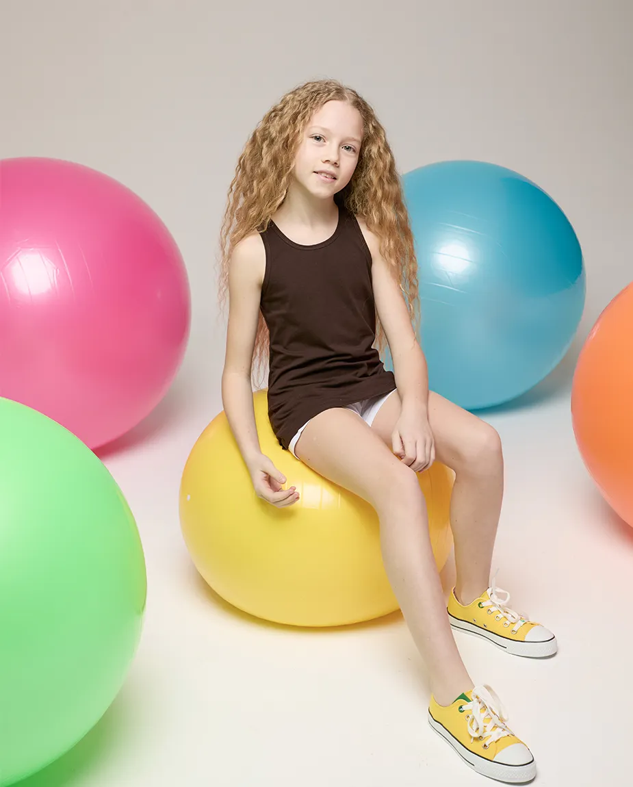 Toddler Cotton Basic Racerback Tanktop