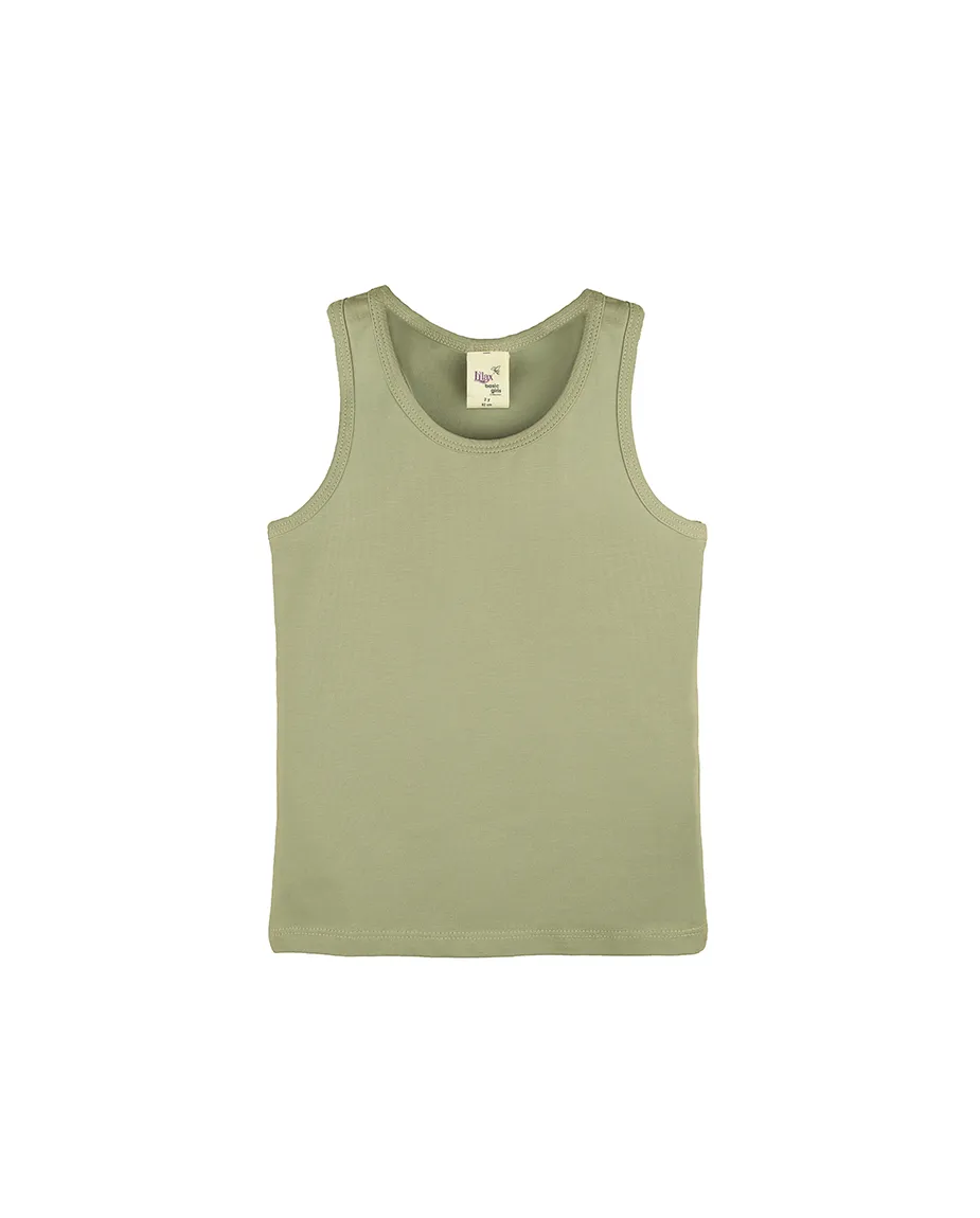 Toddler Cotton Basic Racerback Tanktop