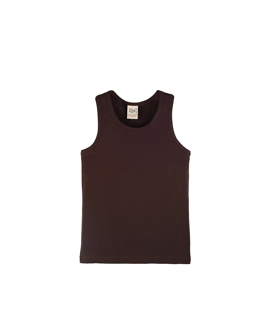 Toddler Cotton Basic Racerback Tanktop
