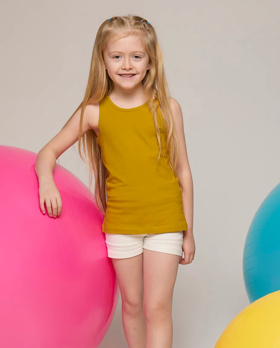 Toddler Cotton Basic Racerback Tanktop