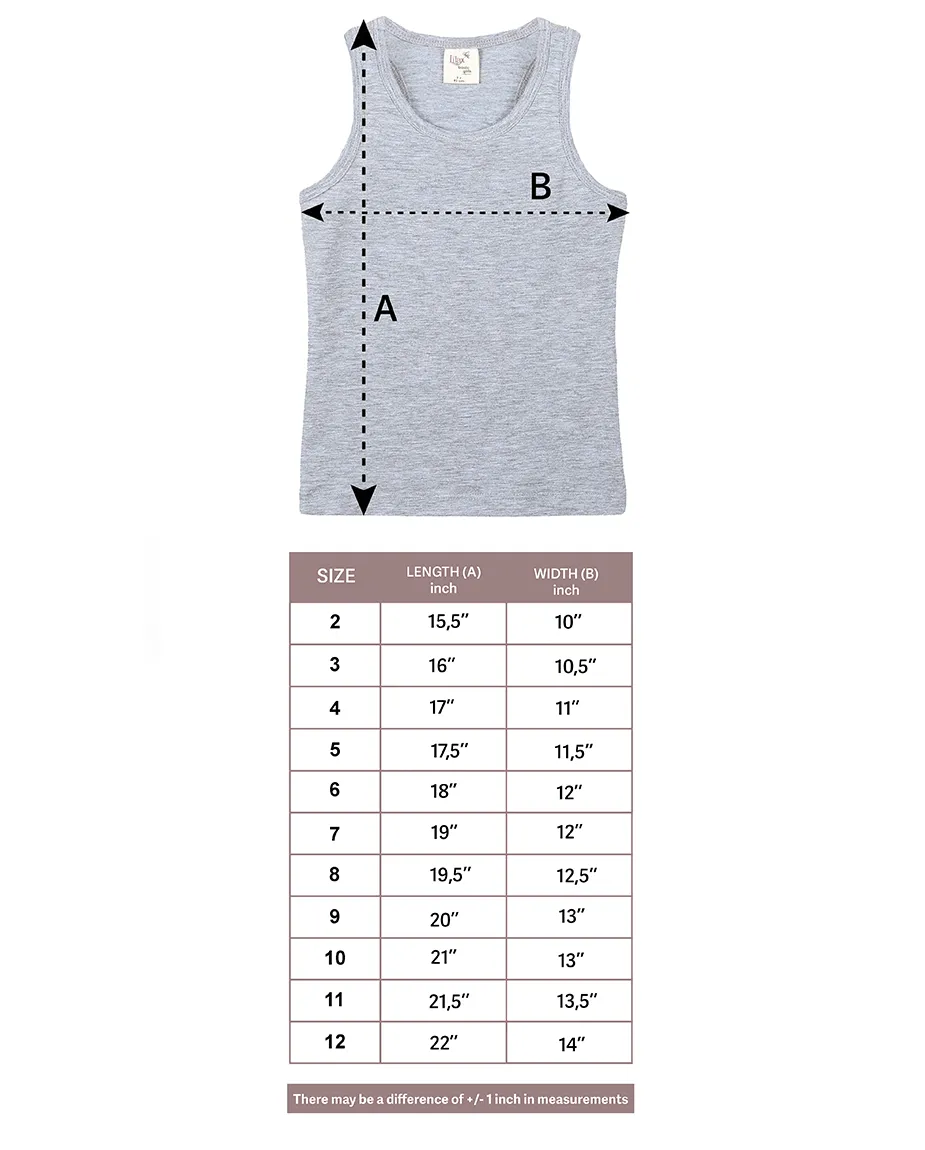 Toddler Cotton Basic Racerback Tanktop