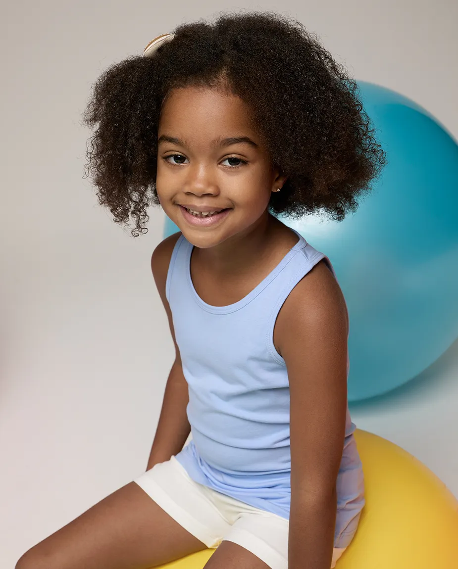 Toddler Cotton Basic Racerback Tanktop