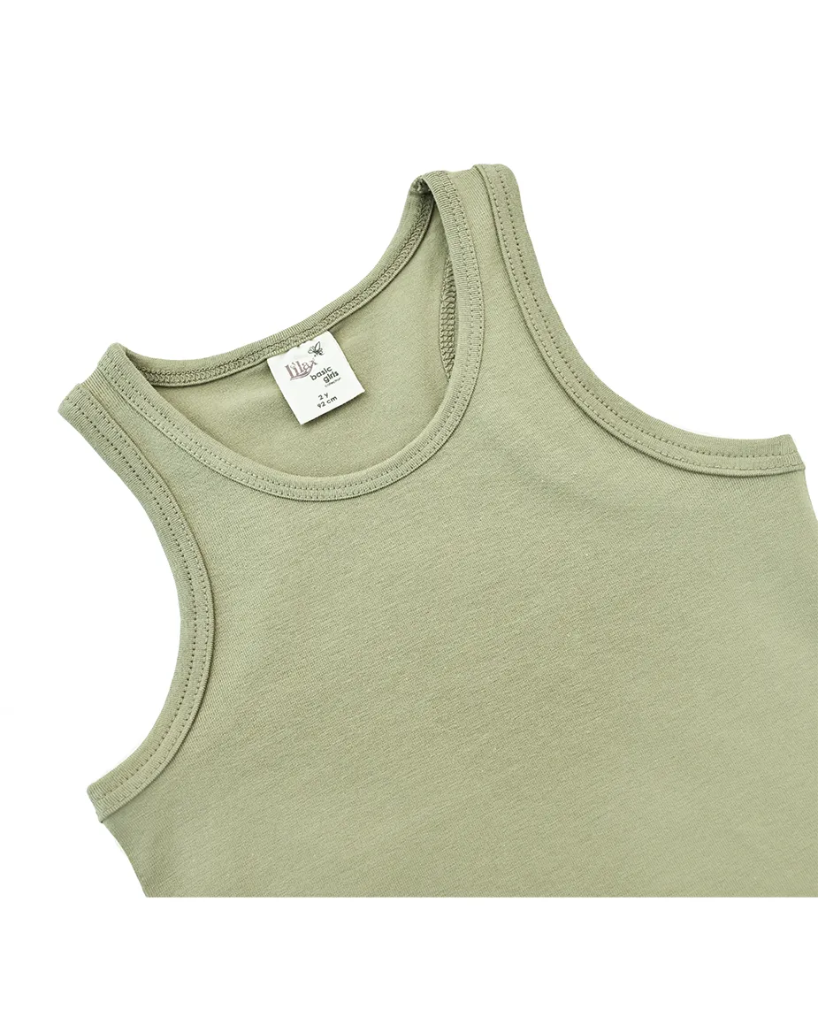 Toddler Cotton Basic Racerback Tanktop