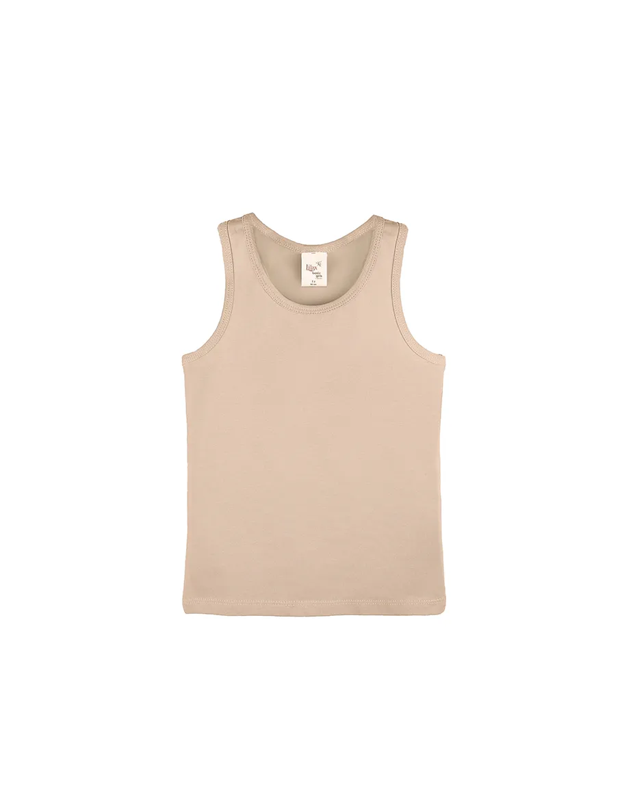 Toddler Cotton Basic Racerback Tanktop