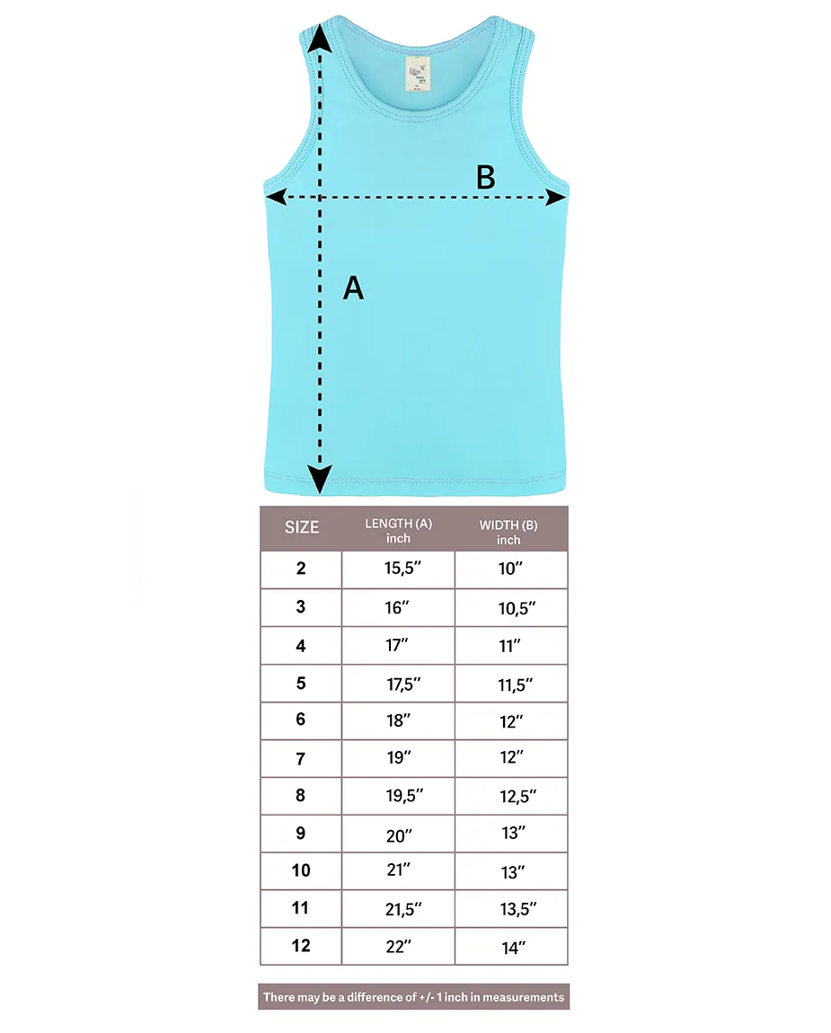 Toddler Cotton Basic Racerback Tanktop