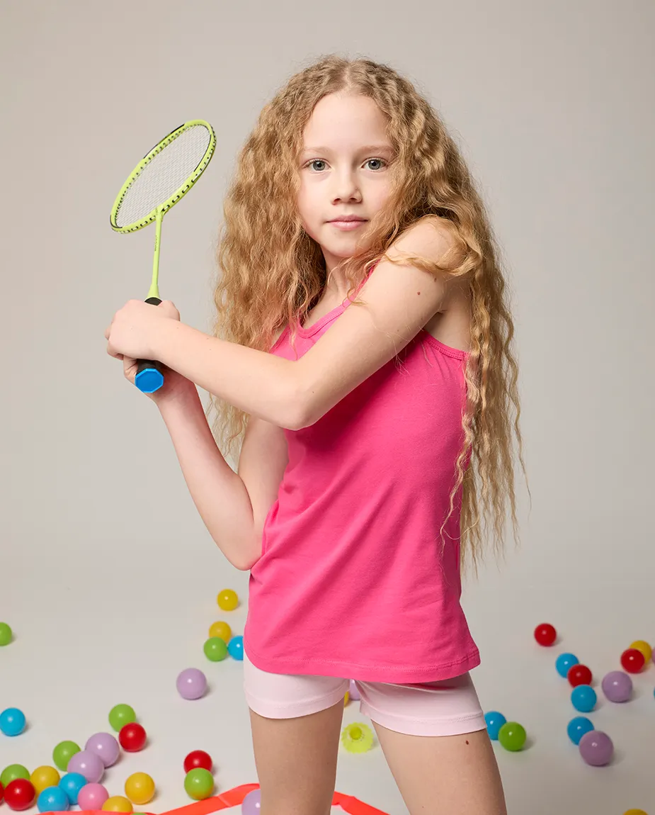 Toddler Cotton Basic Racerback Tanktop