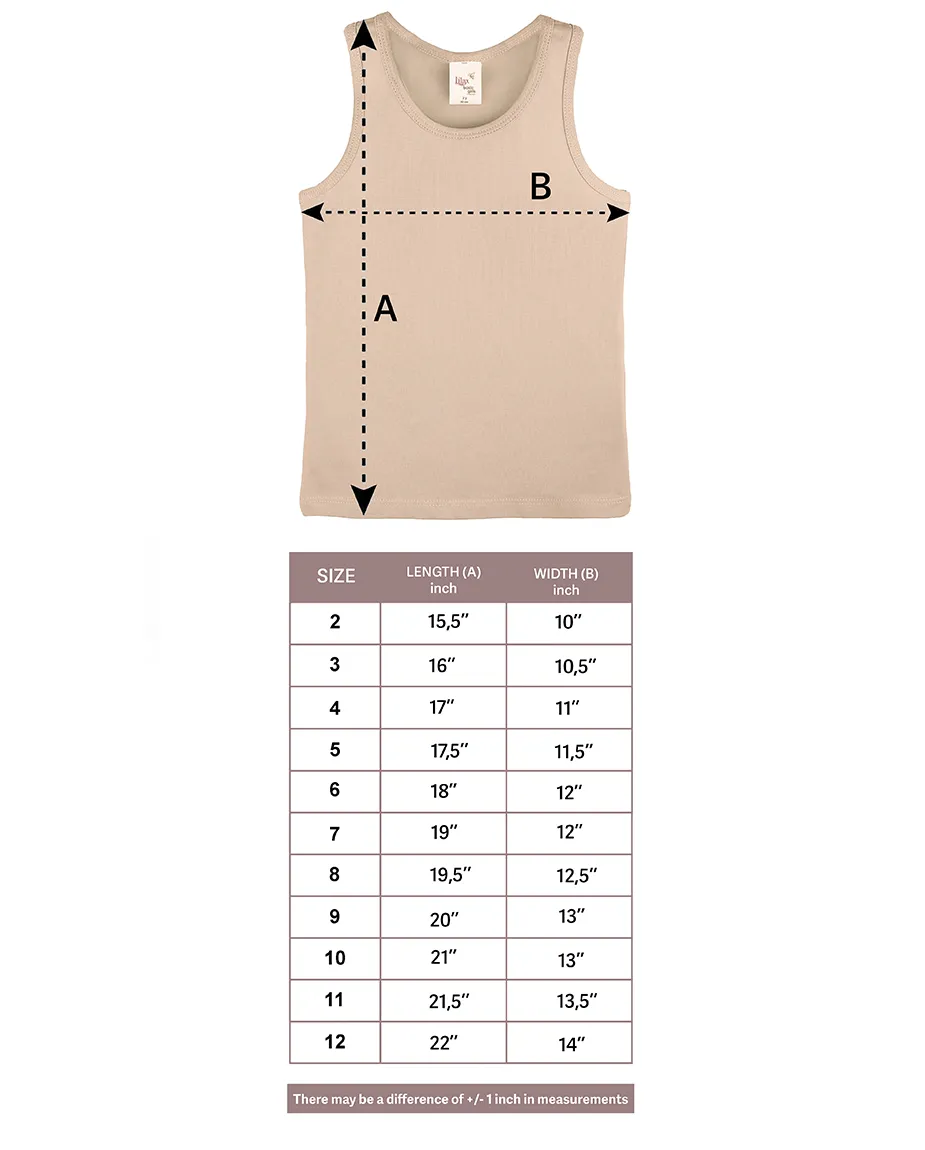 Toddler Cotton Basic Racerback Tanktop