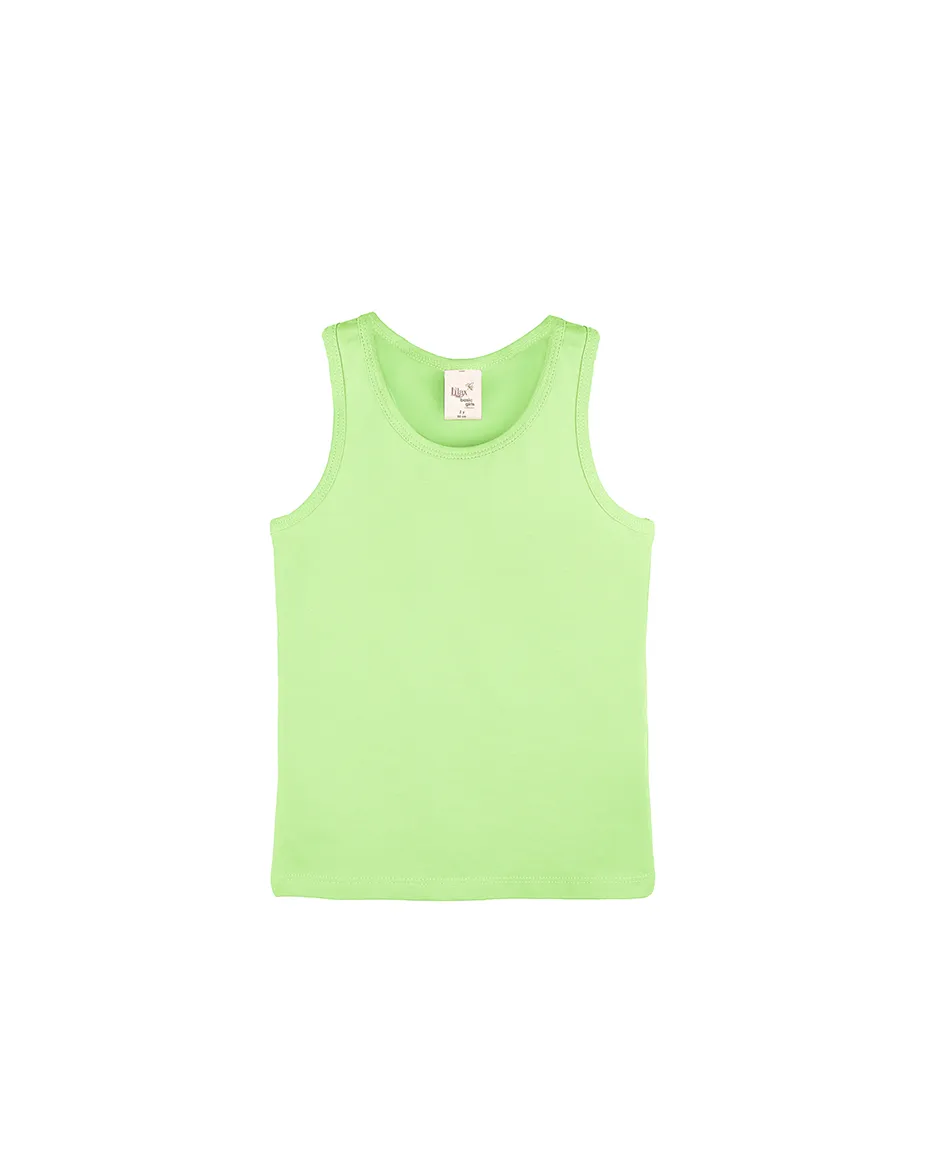 Toddler Cotton Basic Racerback Tanktop