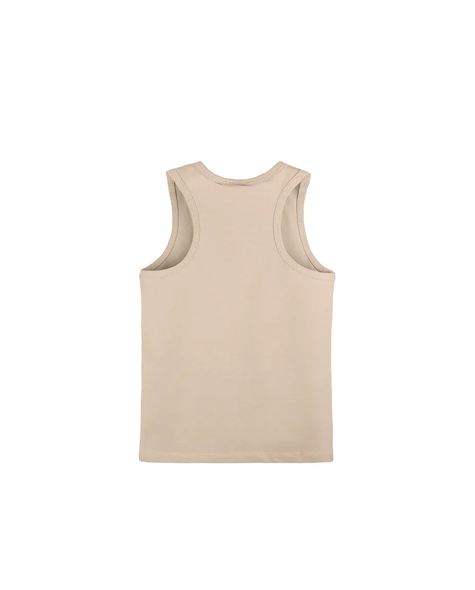 Toddler Cotton Basic Racerback Tanktop