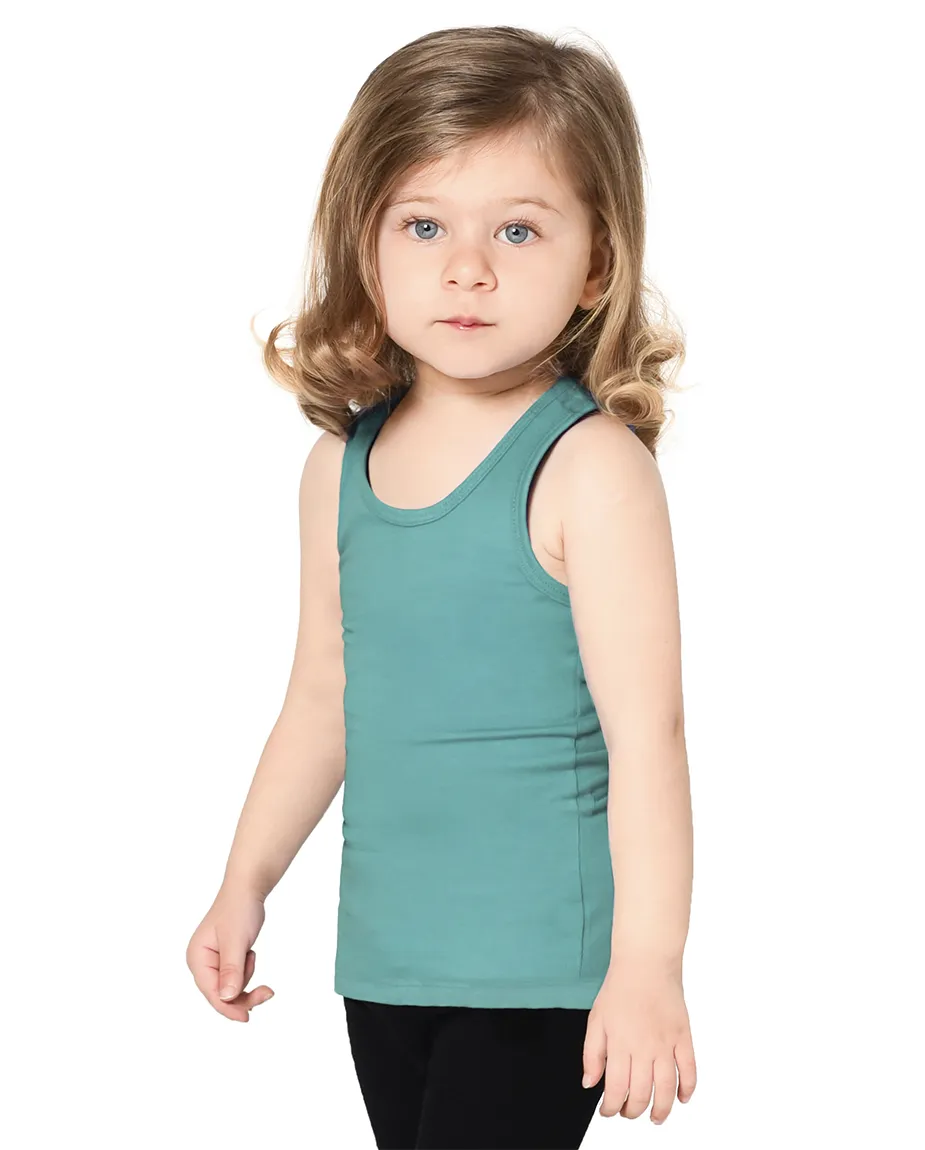 Toddler Cotton Basic Racerback Tanktop