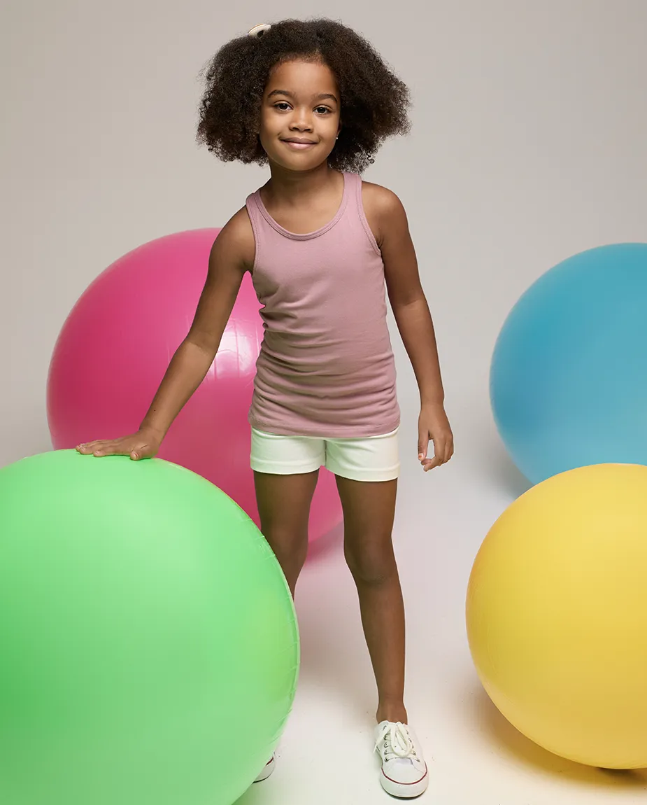Toddler Cotton Basic Racerback Tanktop