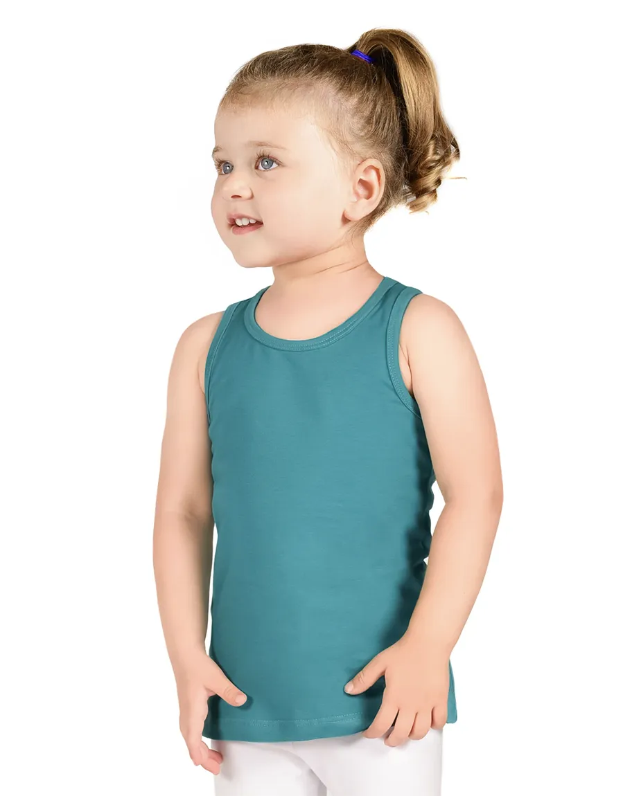 Toddler Cotton Basic Racerback Tanktop