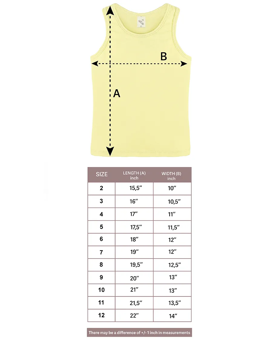 Toddler Cotton Basic Racerback Tanktop