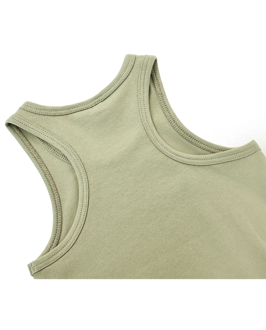 Toddler Cotton Basic Racerback Tanktop