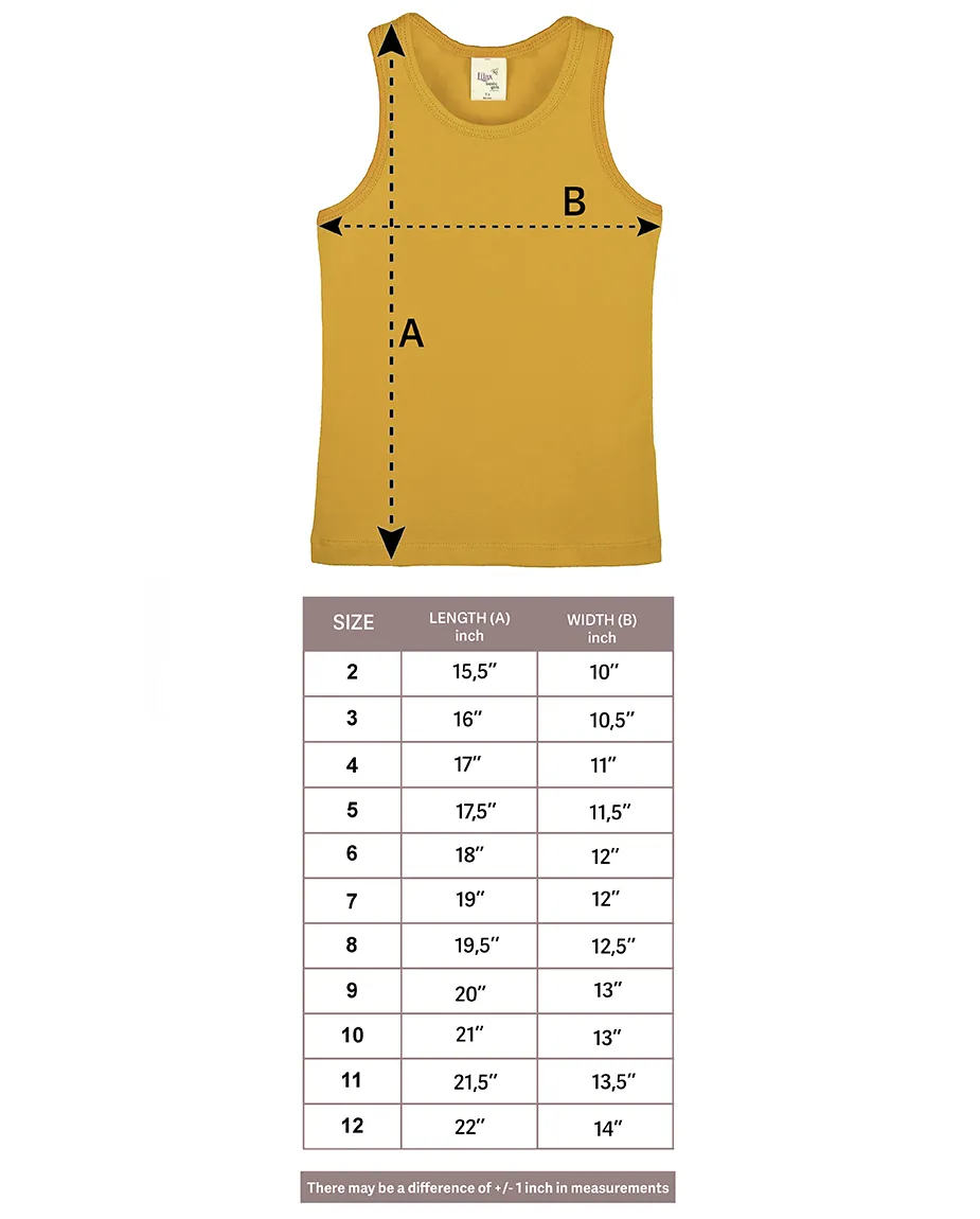Toddler Cotton Basic Racerback Tanktop