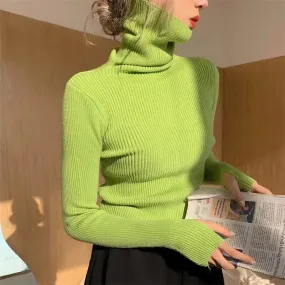 Turtleneck Casual Soft Knit Sweater
