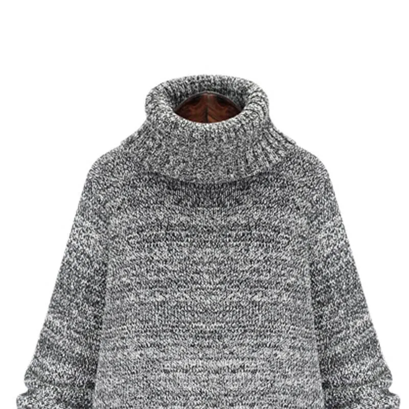 Turtleneck Long Sleeve Pullover Sweater