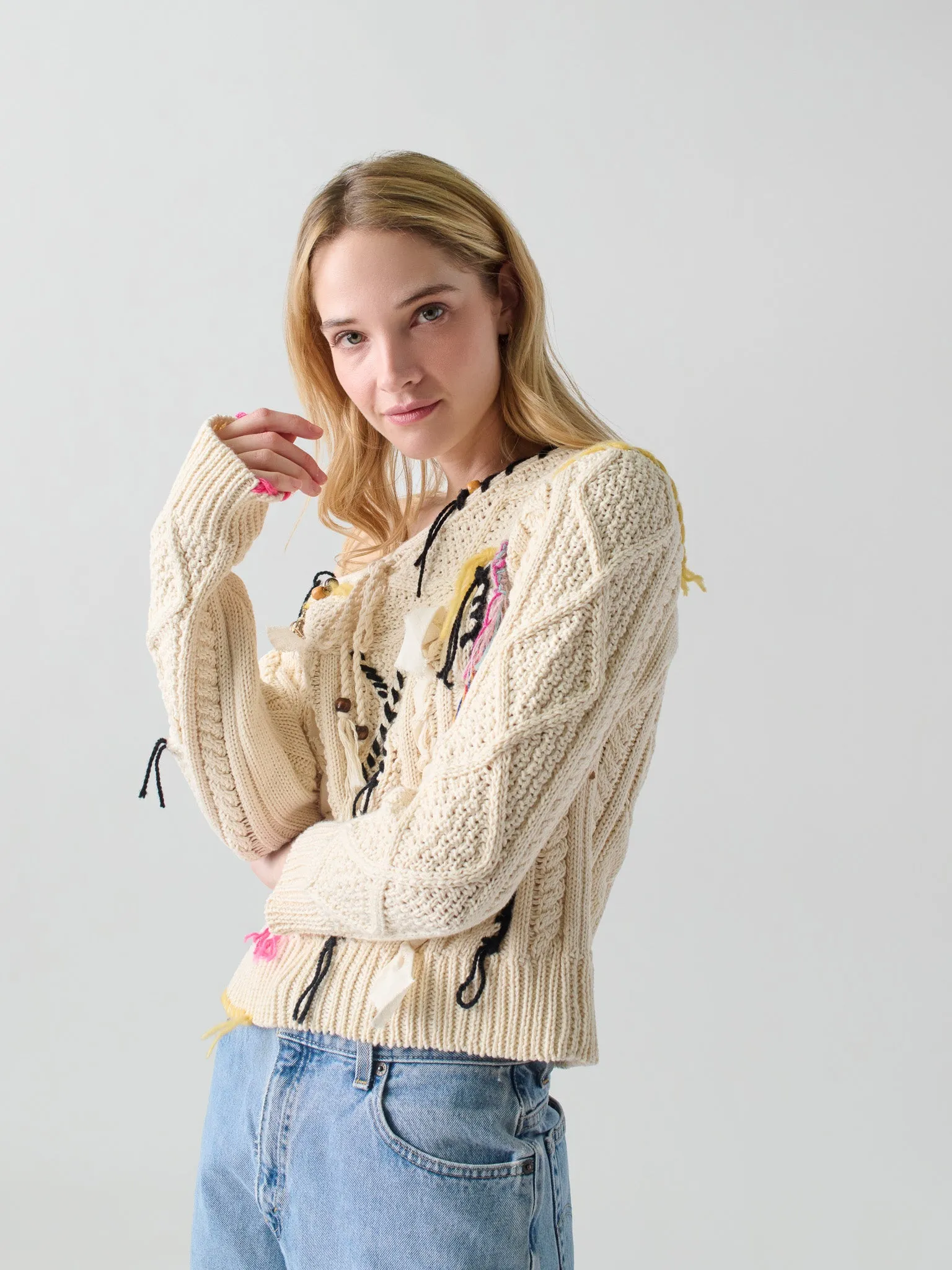 Vaggelis Off Shoulder Sweater