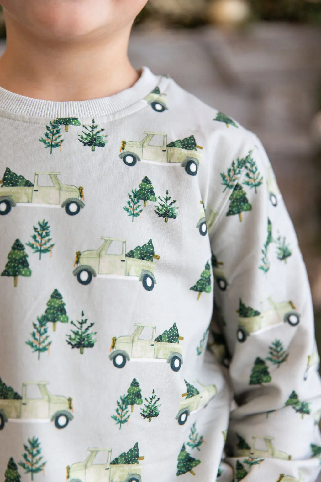 Vintage Truck Sweatshirt Set