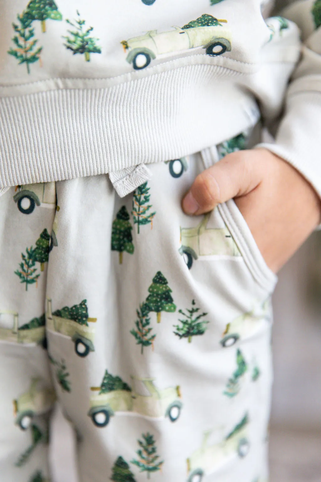 Vintage Truck Sweatshirt Set