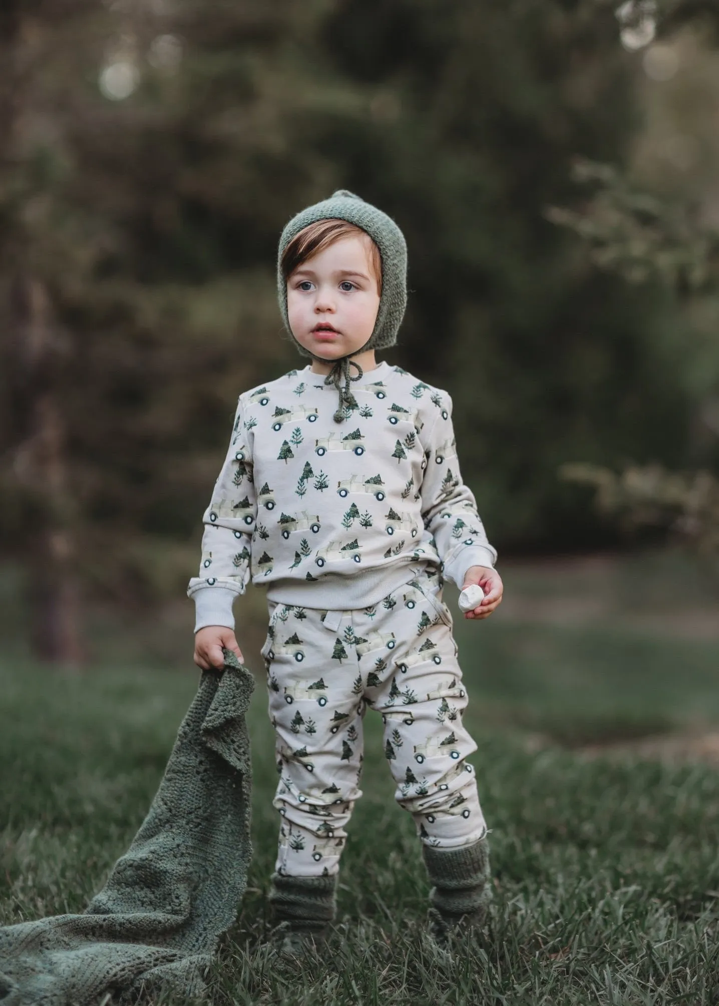 Vintage Truck Sweatshirt Set