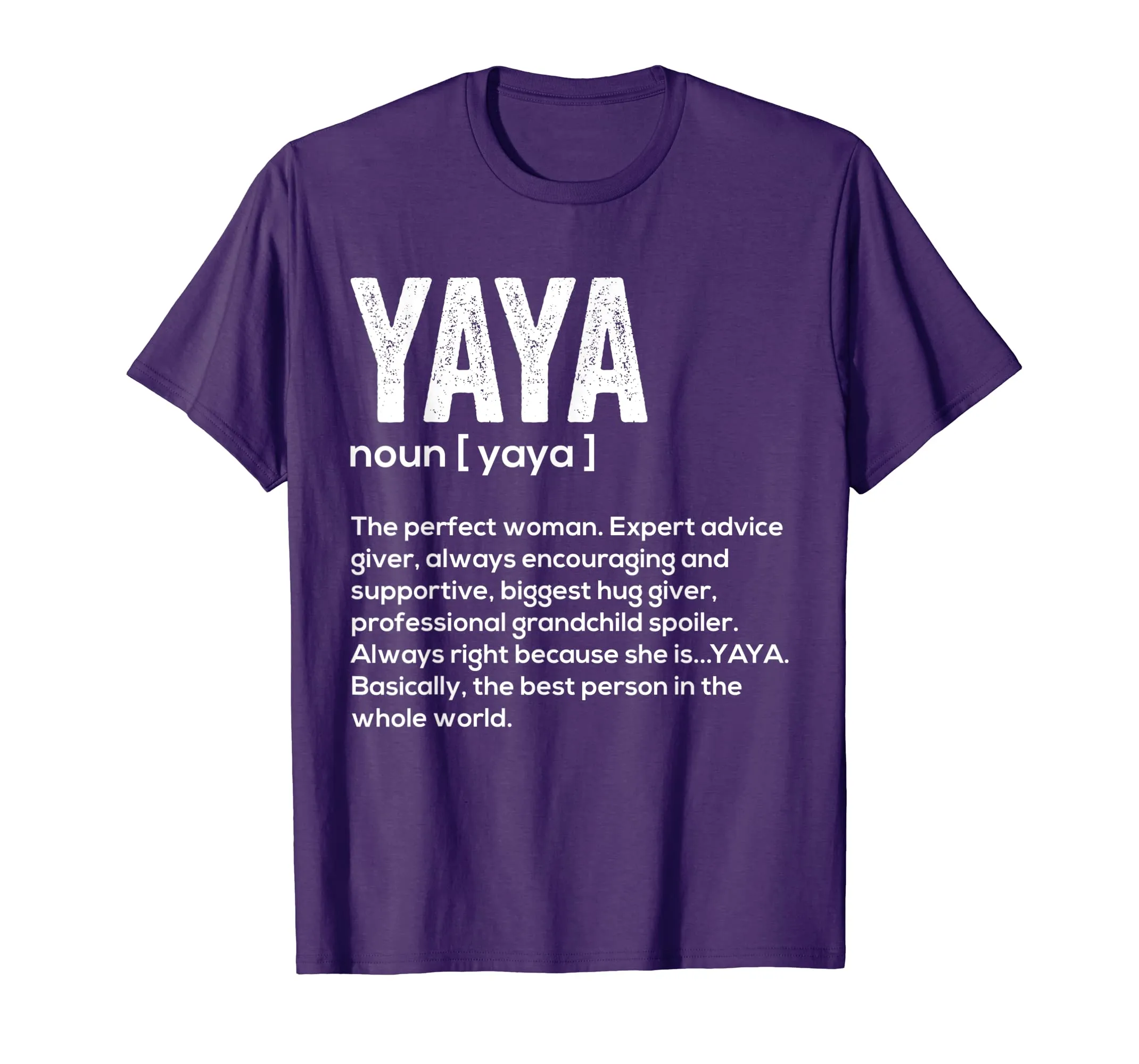 Yaya Definition T Shirt Grandma Mother Day Gifts