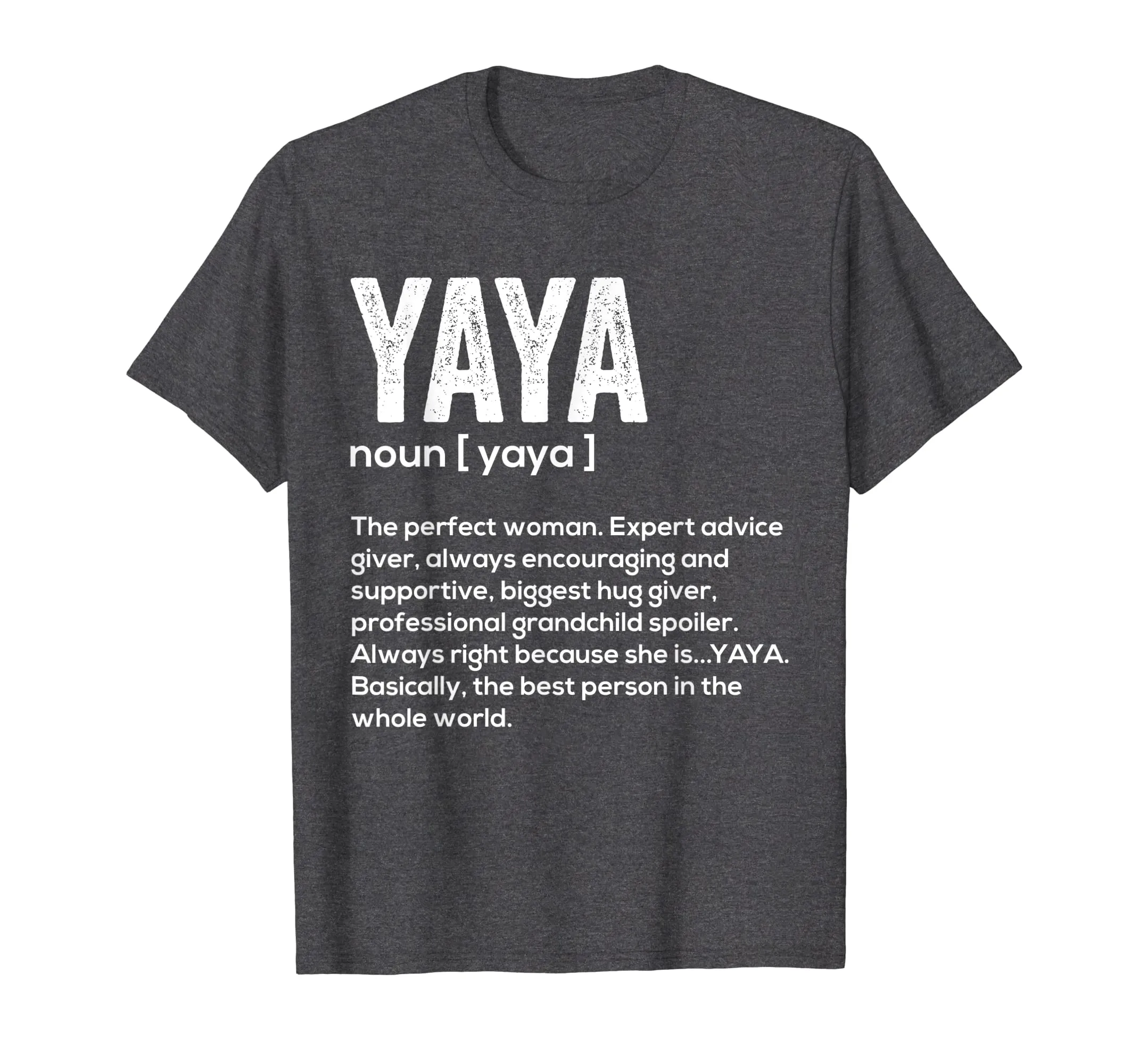 Yaya Definition T Shirt Grandma Mother Day Gifts
