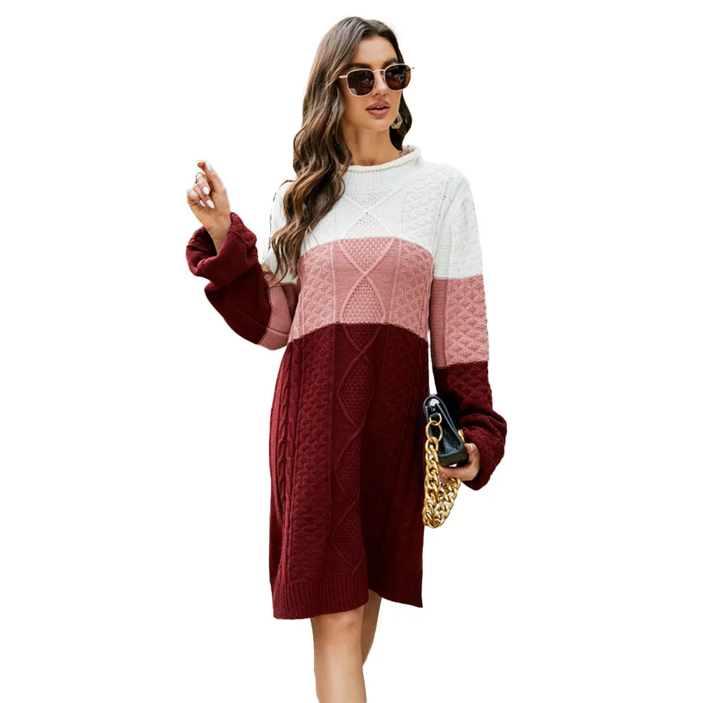 YESFASHION Relaxed Oversized Cable Sweaters
