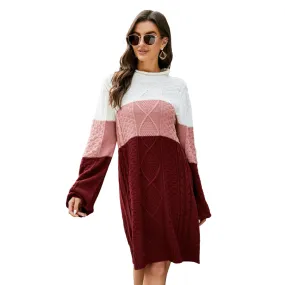 YESFASHION Relaxed Oversized Cable Sweaters